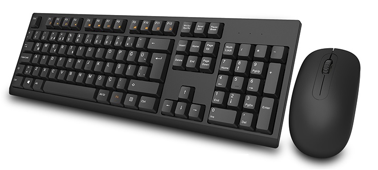 EVEREST KM-2510 KABLOSUZ KLAVYE MOUSE TAKIMI